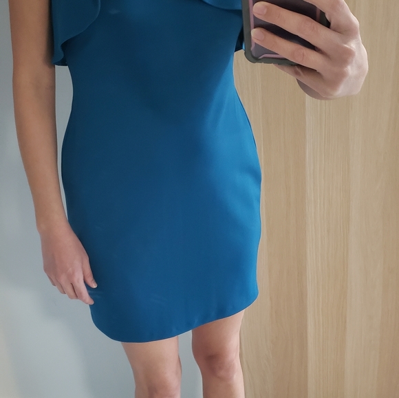 Green/ blue dress size 6 - Picture 2 of 5